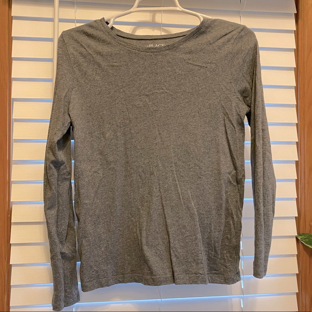 Youth XXL Grey Long sleeved shirt